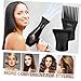 TOYZFRIENDY 2 Piezas Boquilla Secador Accesorio Plástico para Moldear y Alisar Cabello Compatible con Secadores Peines Difusores Resistentes al Imagen de TOYZFRIENDY 2 Piezas Boquilla Secador Accesorio Plástico para Moldear y Alisar Cabello Compatible con Secadores Peines Difusores Resistentes al