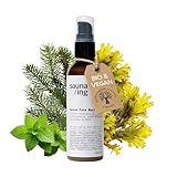 sauna/ing Sauna Feuchtigkeitsmaske – Hitzeaktivierte Gesichtsmaske für die Sauna – Intensiv Hydratisierende Pflege mit Triple Moisture Complex – Vegan, Silikonfrei – Sauna-Zubehör