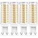 Produktbild ALASON G9 LED Leuchtmittel 10W Entspricht 100W Halogenlampen, G9 LED Lampen Warmweiß 3000K, G9 Glühbirnen, G9 Fassung LED Lampen, Dimmbar, 1000LM, AC 220-240V, kein Flimmern, 4er Pack
