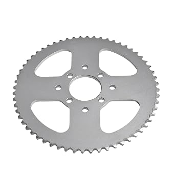 40/41/420 Chain 60 Tooth Steel Sprocket - Replacement Parts for Go-Kart, Mini Dirt Bikes, ATV, 4-Wheel Quad, Gas Power Karts, Pit Bike Accessories