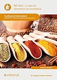Cata de alimentos en hostelería. HOTR0110 - Dirección y producción en cocina (SIN COLECCION)