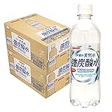 サンガリア 伊賀の天然水 強炭酸水 プレーン 500ml×48本