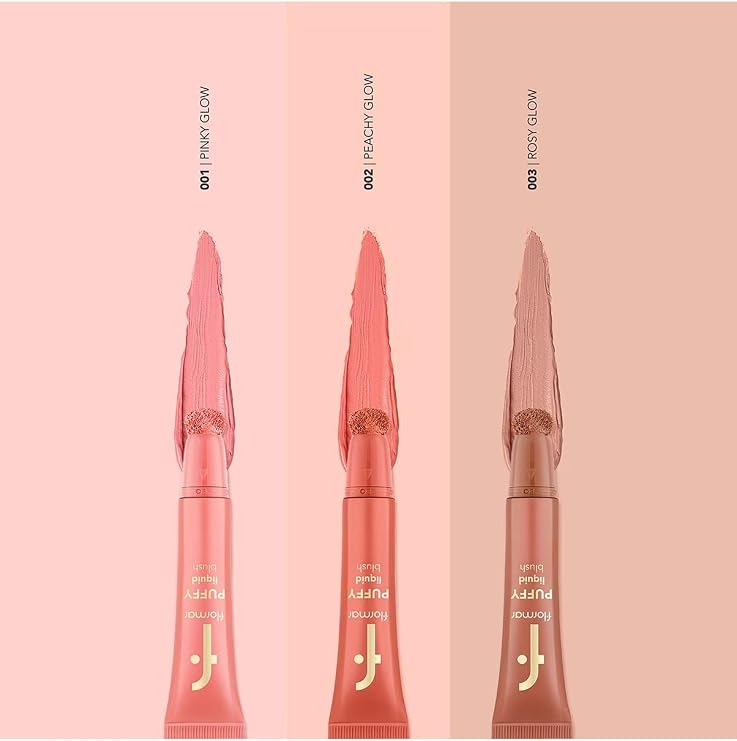 Flormar Puffy Liquid Blush, No: 02 Peachy Glow