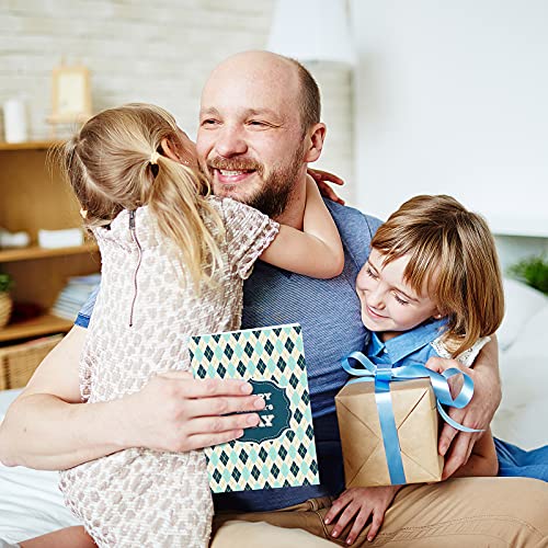 12 Sets Father's Day Cards Assorted Funny Father's Day Greeting Cards With Envelopes For Dad, Stepdad, Grandpa, Or Other Important Man, 4 X 6 Inches,12 Designs #TOP5