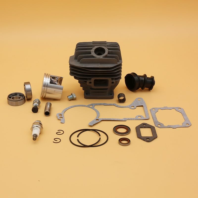 Części do kosiarki 50mm kolektor tłokowy cylindra uszczelka olejowa zestaw świec zapłonowych do Stihl 044 MS440 części zamienne piły łańcuchowej ogrodowej