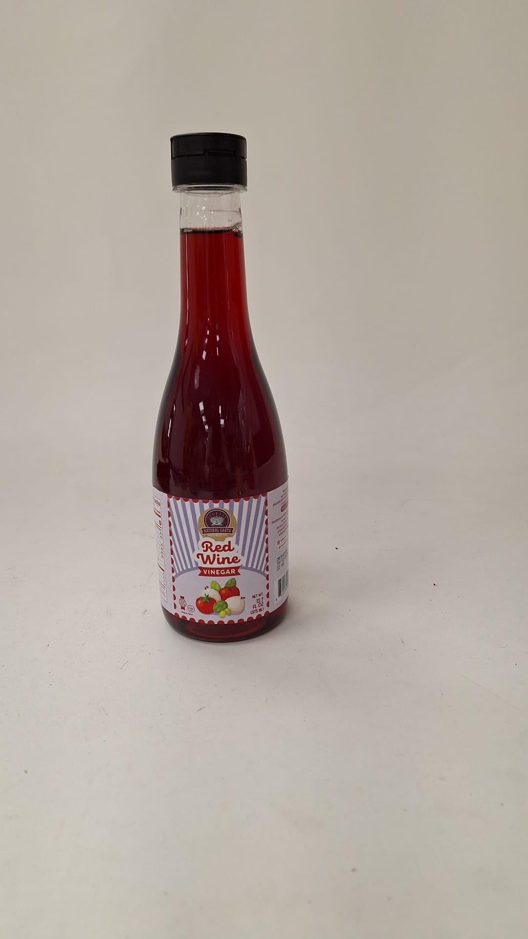 Natural Earth Red Wine Vinegar – 12.7 oz. – Organic, Sugar-Free, Zero Calories, Kosher – Versatile Culinary Ingredient – Perfect for Salads, Sauces and More