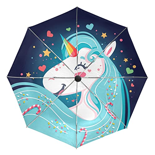 Parapluie protection UV automatique et pliant résistant au vent pour voyage