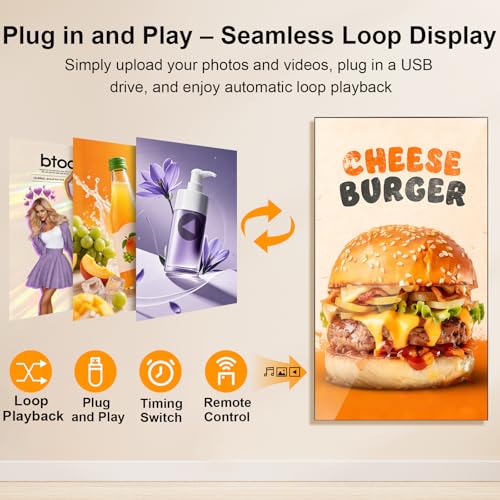 Image of 43 inch Digital Signage, 4K UHD 2000nits Brightness Advertising Display