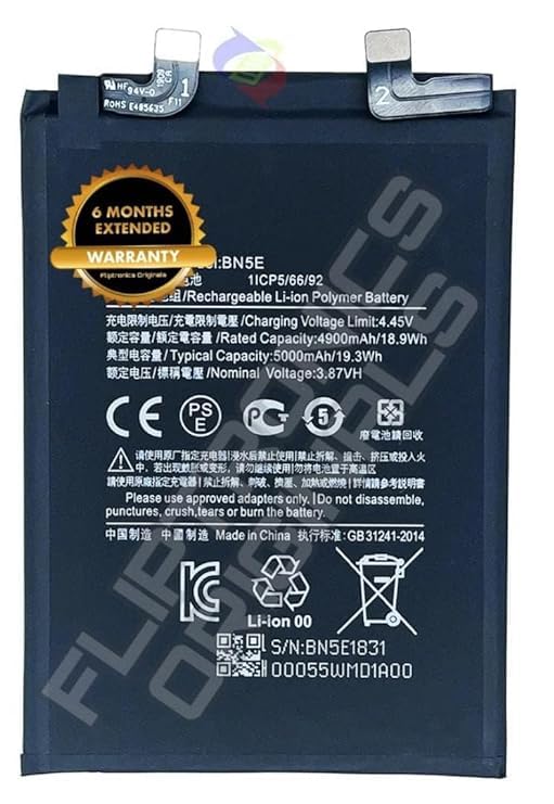 Image of BN5E Battery for Redmi Note 11 Pro 5G / Poco X4 Pro 5G Battery with 6 Months Warranty** (DD107)