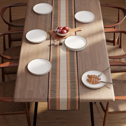 Image of Encasa XO Dining Table Runner 8 Seater, Handcrafted Madurkathi River Grass