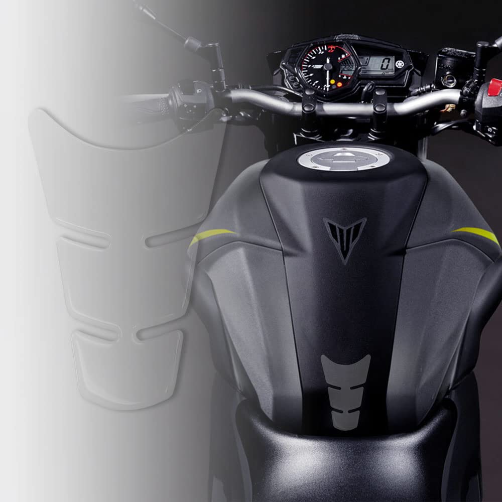 4R Quattroerre.it 1888 Pegatina Para el Depósito de la Moto Slim Short, Transparente