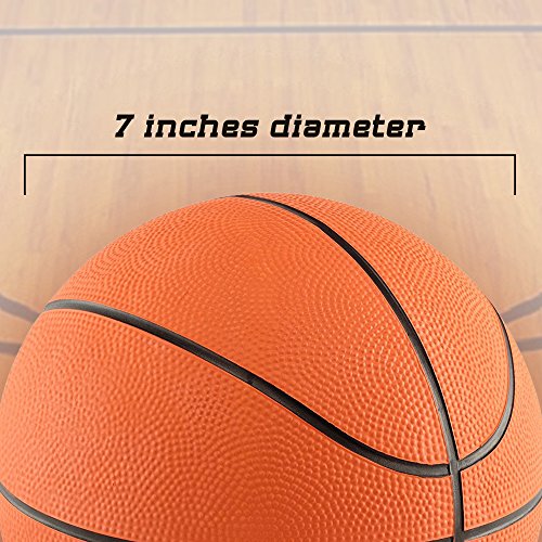 M & M Products Online 3 Piece Kids 7" Rubber Basketballs