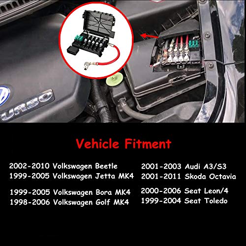 Part# 1J0937617D Fuse Box Battery Terminal For Volkswagen Beetle Jetta Bora Golf A3/S3 Skoda Octavia Seat Leon/4 Toledo 1J0 937 550