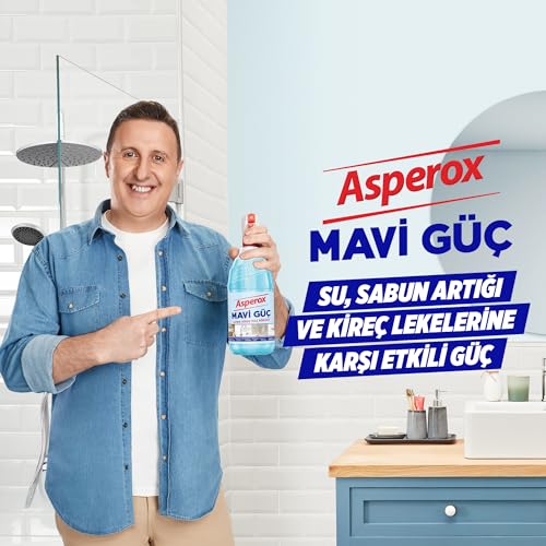 Asperox Mavi Güç Kireç Çözücü Sprey 1000 ml