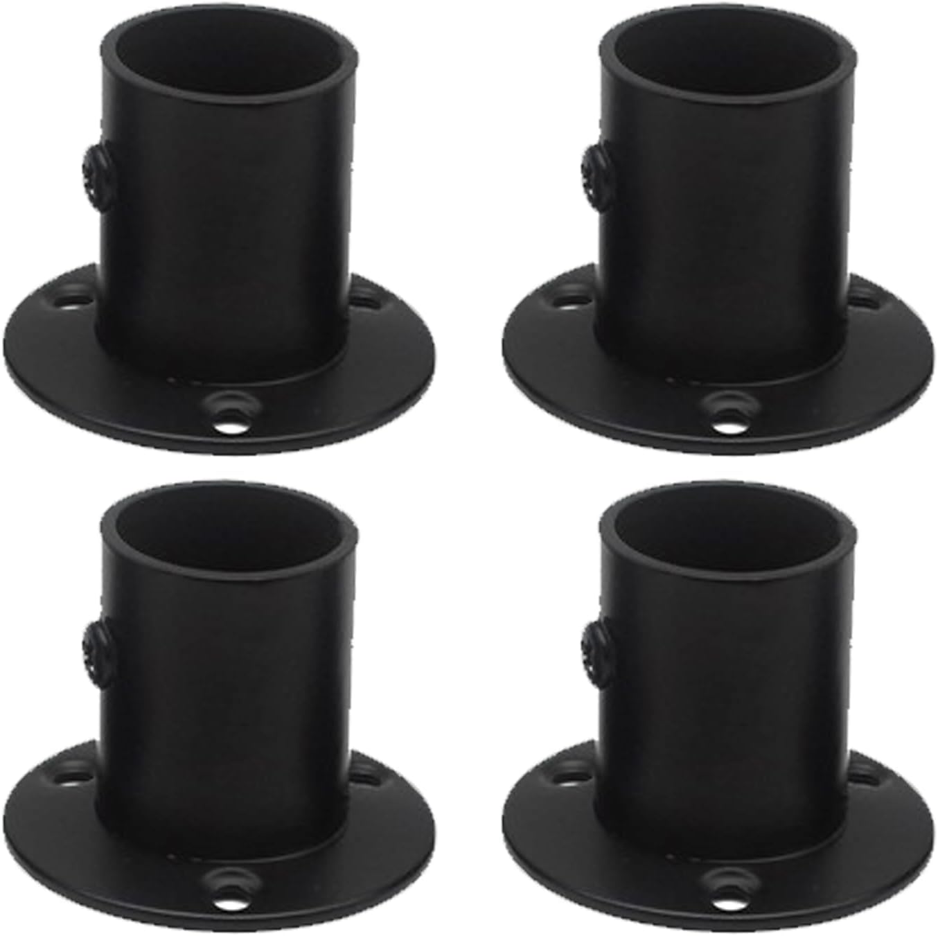 Wardrobe Rail Rod Pole Socket End Support Bracket Flange, Wardrobe Pipe