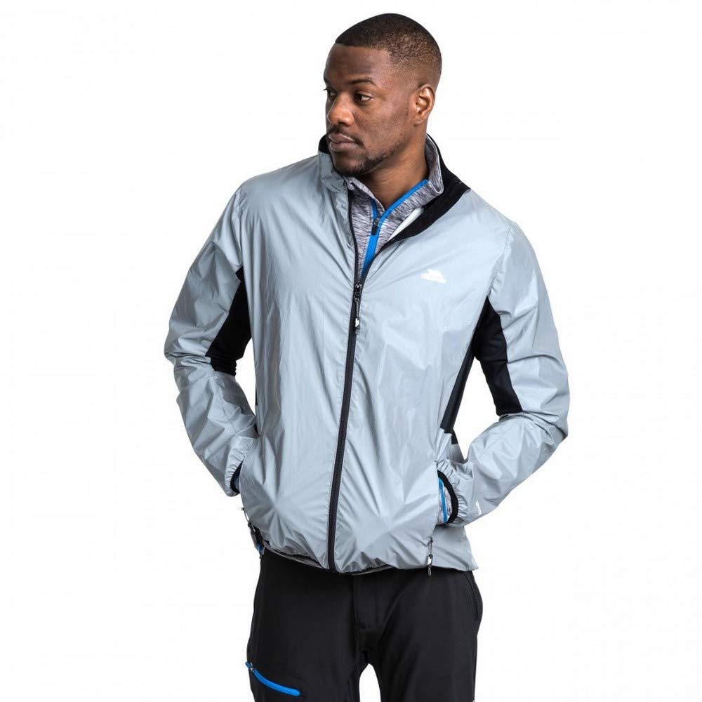 Trespass Men's Silver Reflective Zig Reflective Active Jacket