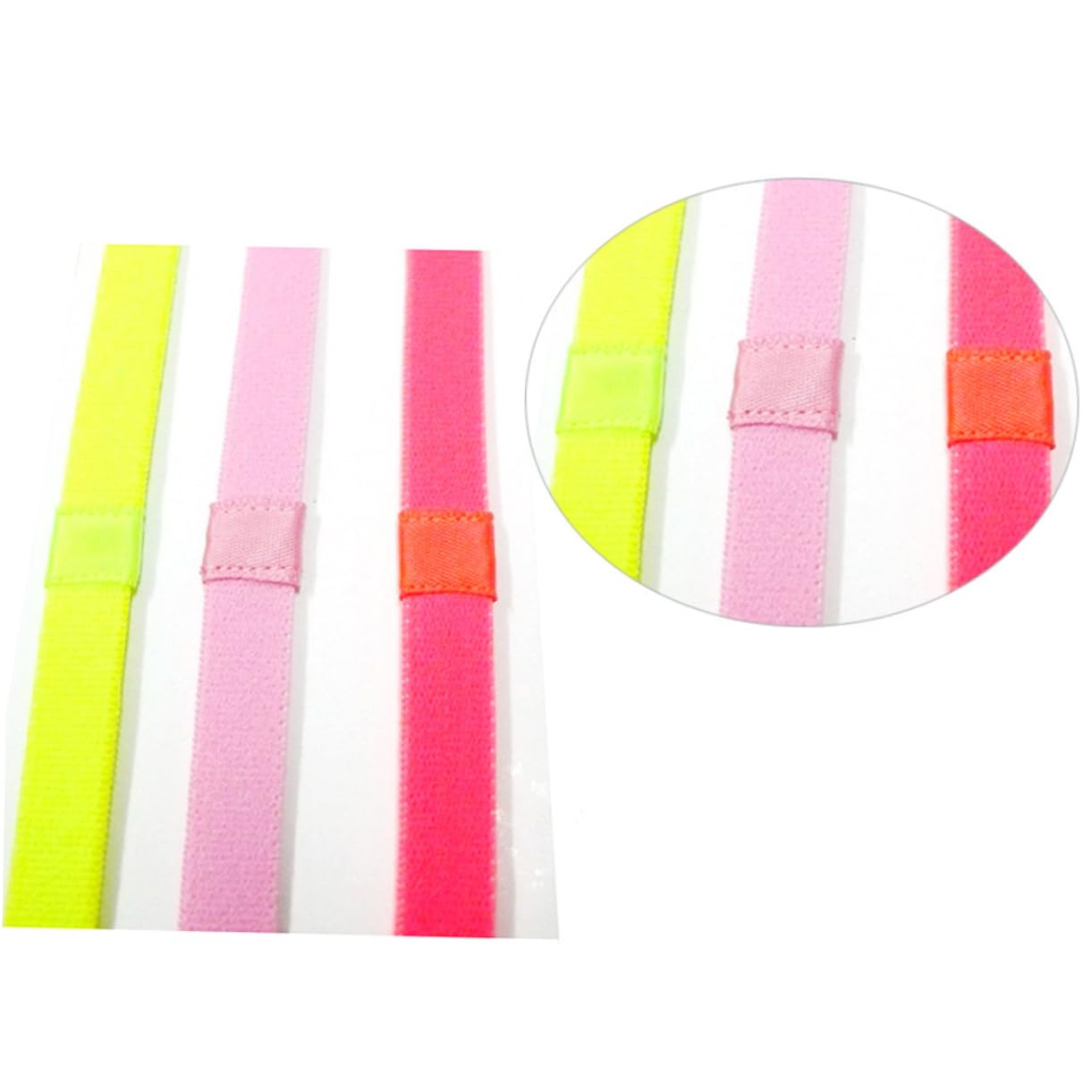 INOOMP 20 Piezas Bandana Diadema Diadema De Fútbol Diadema Deportiva Lazos Elásticos para El Cabello Diadema Elástica De Yoga Banda para El Cabello Atlética Diadema Sin Diadema Diadema
