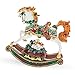 BestPysanky Rocking Horse Carrying Gifts Christmas Musical Figurine