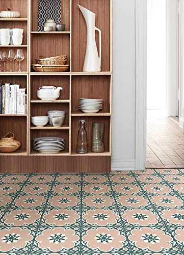 FloorPops 12-in by 12-in Pink Daphne Vinyl Peel & Stick Floor Tiles (10 Tiles), (10 sq.ft./Carton) - Image 3