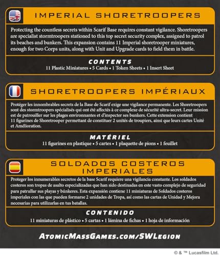 Star Wars: Legion Imperial Shoretroopers - Expansión miniatura 4