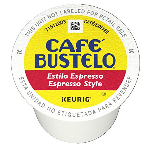 Café Bustelo Coffee, Espresso Style Dark Roast, K Cup Pods for Keurig Coffee Makers, 18 Count (Pack of 4)