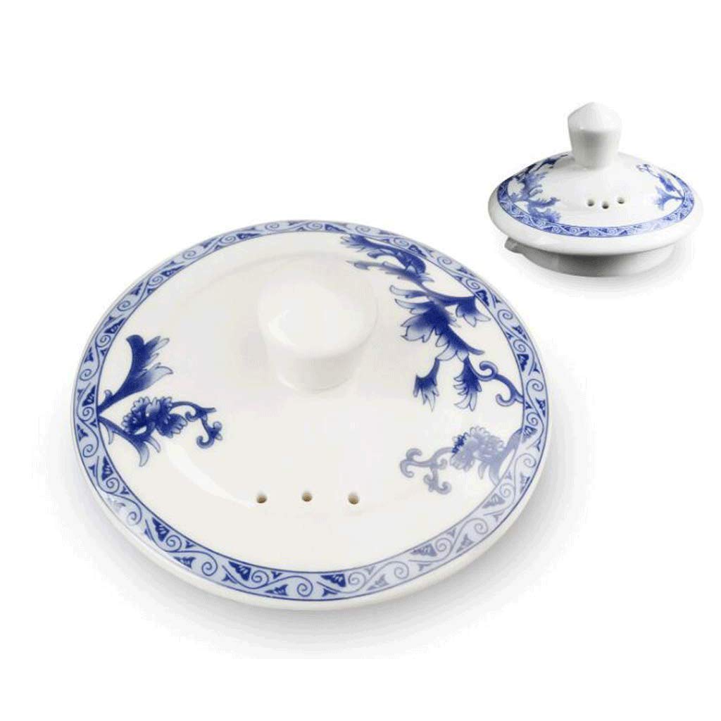 Czajnik Elektryczny Ceramiczny Bezprzewodowy Czajnik Porcelanowy Niebiesko-Biały 1,5 L Czajnik Szybko Gotuje Wodę do Herbaty, Kawy, Zupy, Owsa