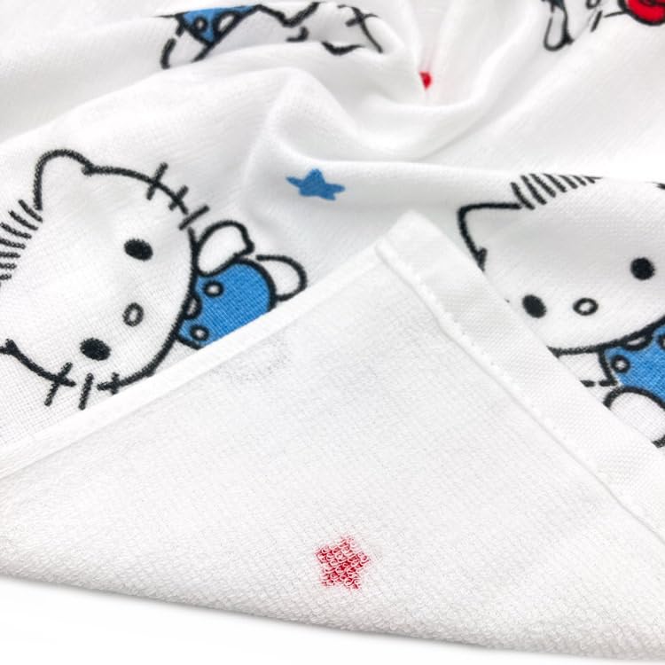 Amazon｜林(Hayashi) フェイスタオル ガーゼパイル キティ&ダニエル