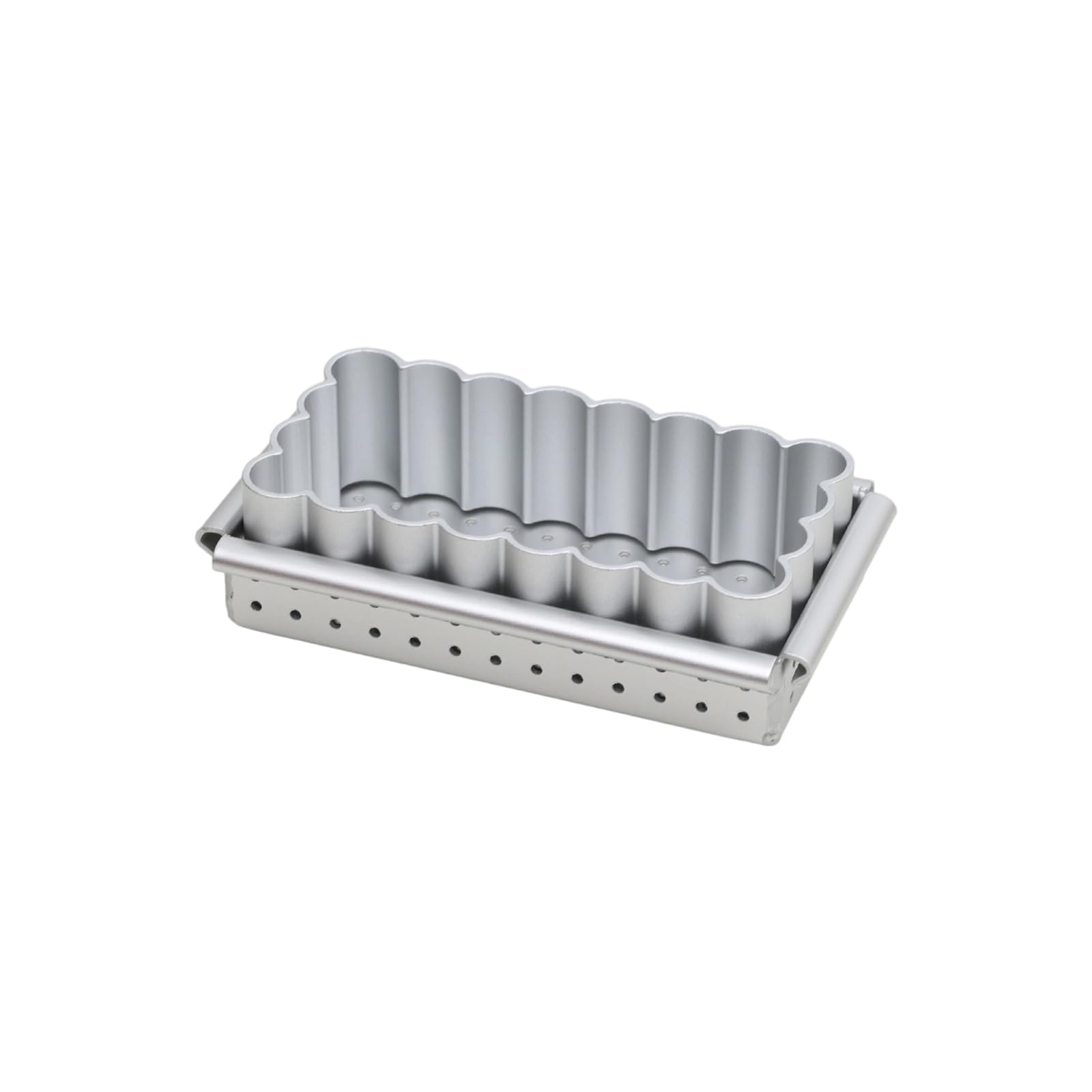 HDOYTXXM 6 Compartment Grooved Dough Cast Commercial Aluminum Baking Extent Not Deadly Coating for Quick Demolding and Bother Complimentary Cleansing Food Grade Baking Tools