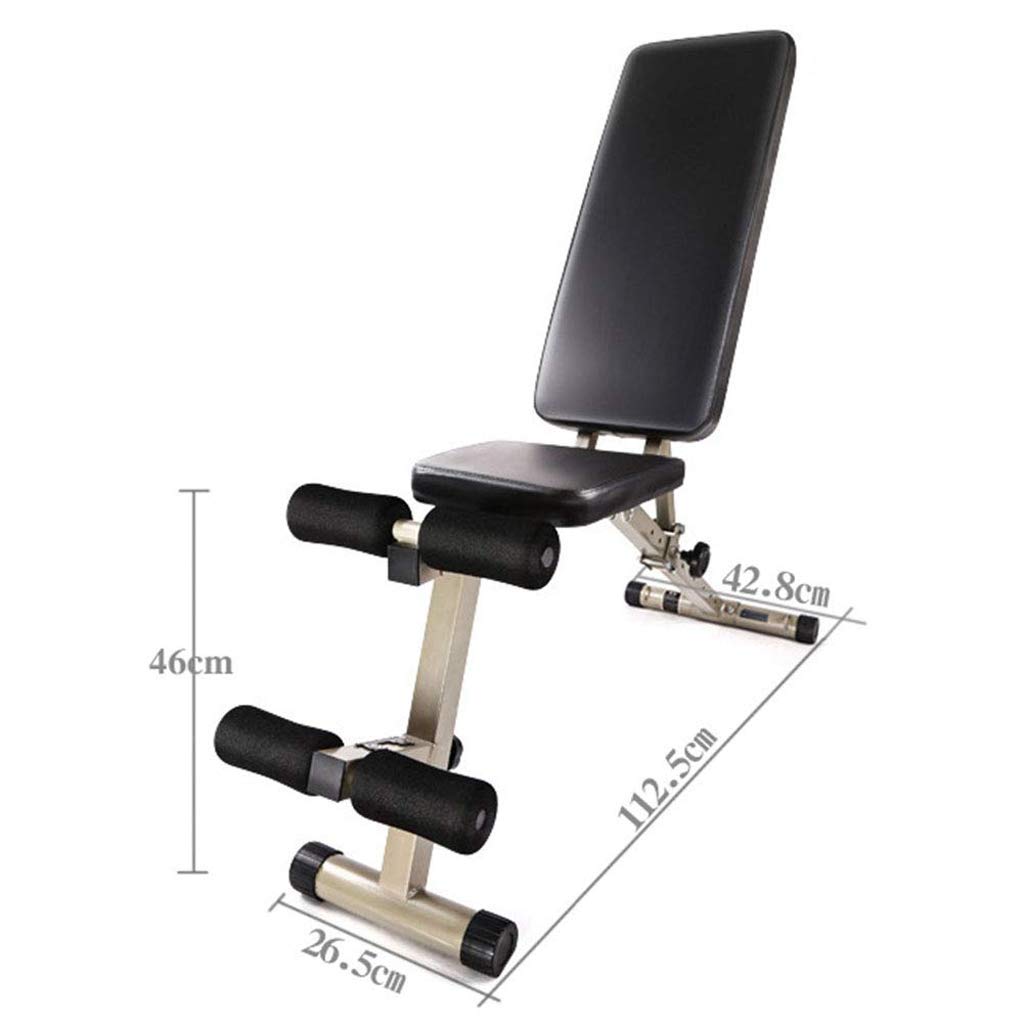 panca da ginnastica, Panca con manubri, panca for sit-up, sgabello Bird, attrezzatura fitness professionale, cuscino, cintura pieghevole regolabile, corda da trazione