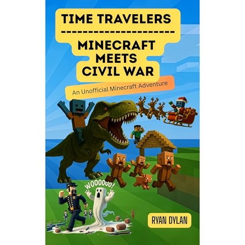 Time Travelers: Minecraft Meets Civil War Audiolibro Por Ryan Dylan arte de portada