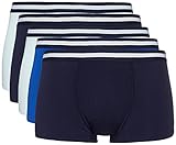Marca Amazon - find. Calzoncillo Corto Bajo de Algodón Homb