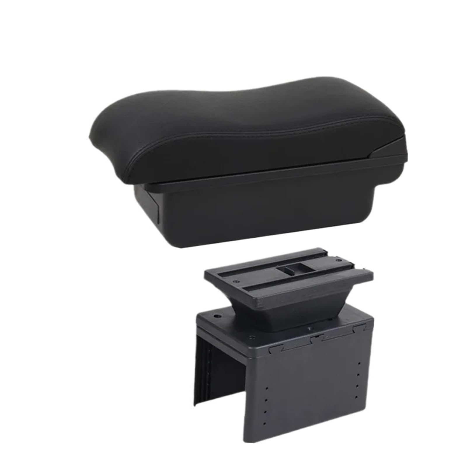 Ggwqoops Car Armrests For Focus For C-max Car Armrest Box Central Storage Interior Retrofit With USB Accessories Armrest Box(A2 black line No USB)