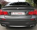 FLY DESIGN 70225 Heckspoiler passend für BMW 7er F01, Heckflügel, Spoilerlippe für Auto-Tuning, in A-Still, ABS Kunststoff, Uni-Black 668 lackiert