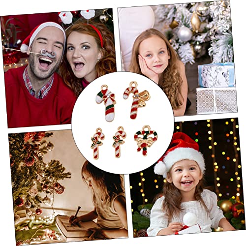 150 Pcs Charms Pendant Stick Xmas Candy Creative Ornaments Earing Gifts Pendants Enamel Hanging Ornament Christmas For Jewelry Ornamentrandom Necklace Supplies Hnaging #TOP3