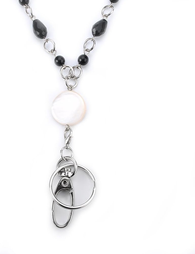 different shapes Lanyard Necklaces Badge Holder Name Lanyards for women Stainless steel chain - Image 3
