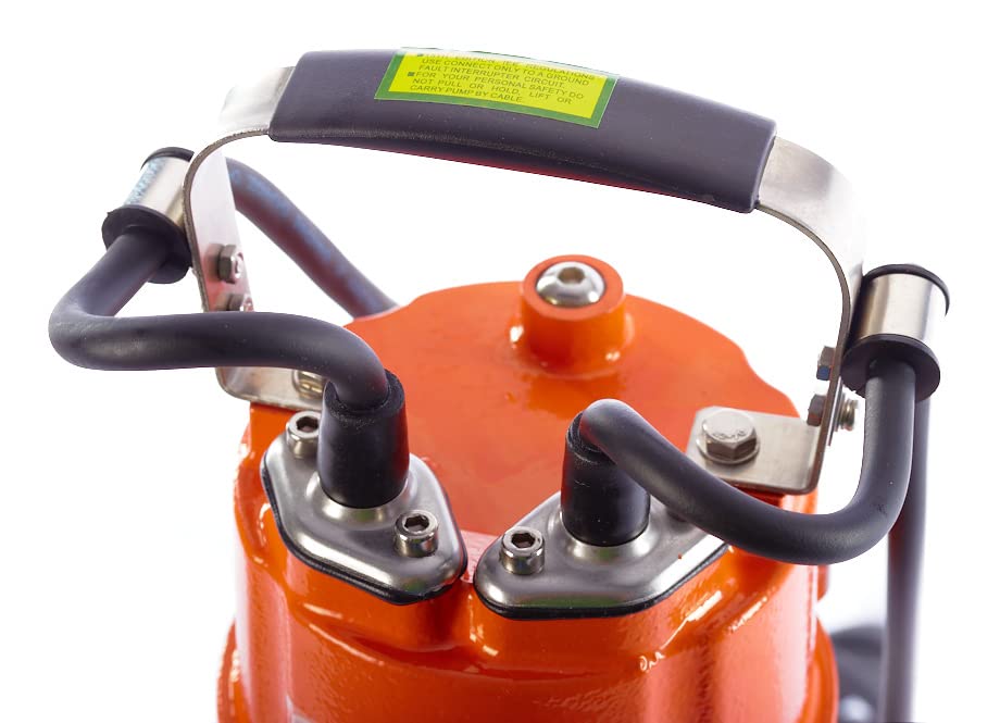 BOMBA ELÉCTRICA SUMERGIBLE 1300W - AGUAS SUCIAS CON CUCHILLA