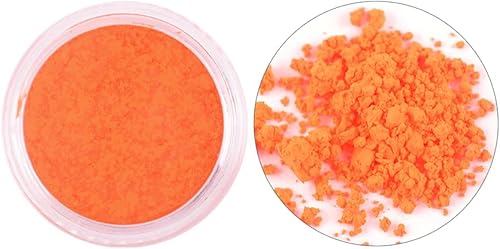 Vista 18 de Polvo que brilla en la oscuridad, 24 frascos de pigmento luminoso en polvo de fluorescencia nocturna, 12 colores, resina epoxi luminosa, polvo de 24