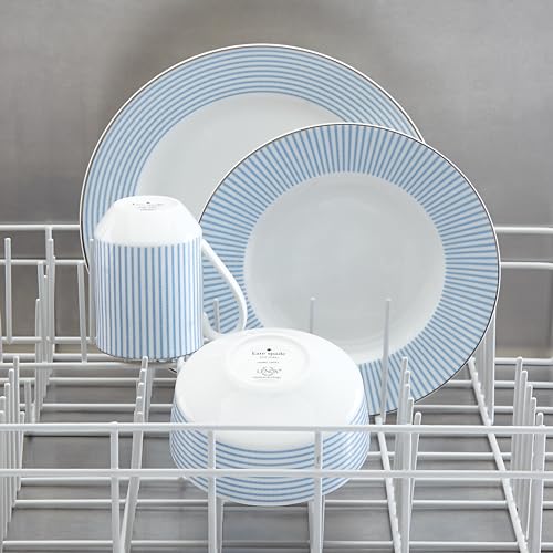 kate spade new york Laurel Street 4-piece Place Setting, Blue - Image 5
