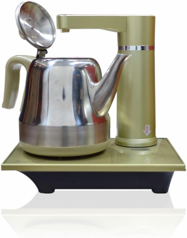 Plastic Flamingo Automatic Cut-Off Electric Kettle (1 Litre, Golden)