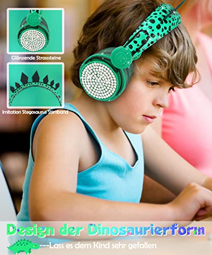 SVYHUOK Casque Dinosaure Bluetooth Audio Enfant avec Oreilles de Chat Casque sans Fil Pliable avec Micro pour Filles… - Les Beatles, Paul McCartney, John Lennon, RIngo Starr, George Harrison SVYHUOK Casque Dinosaure Bluetooth Audio Enfant avec Oreilles de Chat Casque sans Fil Pliable avec Micro pour Filles… – Image 3