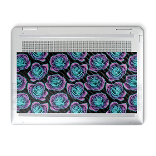 Image of MightySkins Carbon Fiber Skin Compatible with HP Spectre x360 14 inch (2022) Full Wrap Kit - Crystalline Roses | Protective, Durable Textured Carbon Fiber Finish | Easy to Apply | Made in The USA