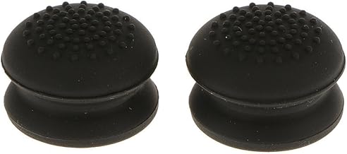 2 x Analog Gamepad Raised Antislip Thumb Stick Grips Thumbsticks Joystick Cap Cover for PS4, PS3, Xbox 360, Xbox One Controller (Black)
