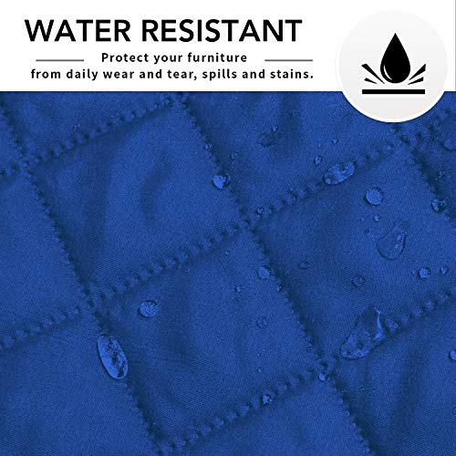 Image of Easy-Going Microfiber Sofa Slipcover L Shape Sofa Cover Sectional Couch Cover Chaise Lounge Cover Reversible Sofa Cover For Pets Kids Children Dog Cat (X-Large, Classicblue /Classicblue)