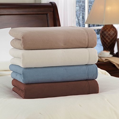 Soft Heat Electric Warming Blanket Full Size-Chocolate #TOP1