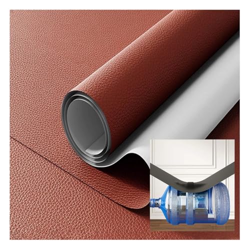 Cuero Adhesivo Para Tapizar Kit De Parches De Reparación De Cuero Marrón Grande, Cinta De Vinilo Autoadhesiva Para Muebles, Asientos De Coche Y Sofás(30x1000cm/11.81x393.70inch)