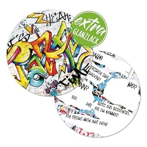 Kigebu EK-Graffiti Einladungskarten 12 Stück