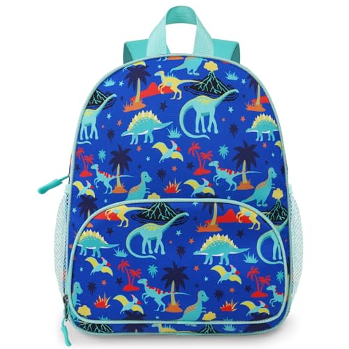 Image of Toddler Backpack Boys Girls 3-6: Dinosaur Backpack for Preschool Kindergarten, Kids Travel Overnight Bag