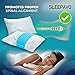 2 Pack Shredded Memory Foam Bed Pillows for Sleeping - Bamboo Cooling...