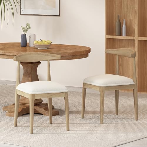 Christopher Knight Home Mika Boucle Upholstered Dining Chairs - Thumbnail 2