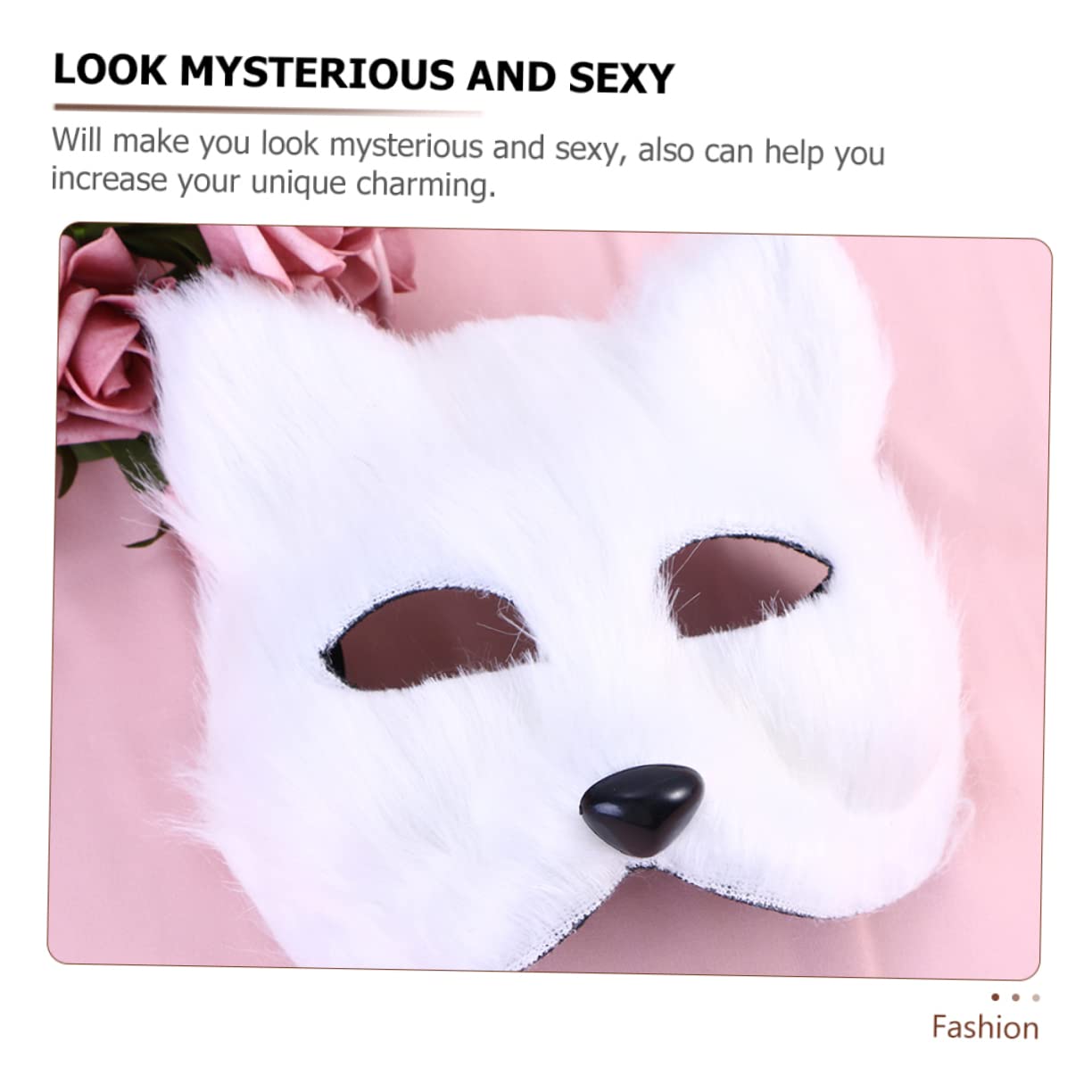 SHERCHPRY 8pezzi Maschera Animale Riutilizzabile Per Feste Di Maschere Decorative Stile Volpe Per Cosplay e Halloween Accessorio Unico Per Eventi e Festività